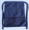 Foldable Basketball Backpack Drawstring Bag Swimming Bag Gym Bag, Navy