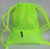 Foldable Basketball Backpack Drawstring Bag Swimming Bag Gym Bag, Green