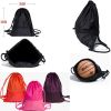 Football/Basketball Bag,Drawstring Backpack,Training Sports Equipment,A