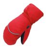 Waterproof Hiking/Climbing/Camping/Cycling/Skiing Gloves For Children  M- Red