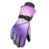 Women Snowboarding Gloves Warm Waterproof Ski Gloves Cycling Gloves, A