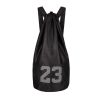 Training Backpack Basketball Volleyball Soccer Pocket Outdoor Sport Organizer Bag-Black