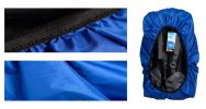 Outdoor Riding Backpack Rain Cover Waterproof Backpack Cover-40 L Black