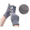 Outdoor Sport Cycling Driving iPhone Gloves Fashion Warm Touchscreen Gloves For Men and Women-Gray Black02