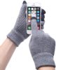Outdoor Sport Cycling Driving iPhone Gloves Fashion Warm Touchscreen Gloves For Men and Women-Gray02