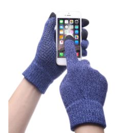 Outdoor Sport Cycling Driving iPhone Gloves Fashion Warm Touchscreen Gloves For Men and Women-Blue02