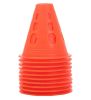 20Pcs Slalom Cones Skating Cone Training Cones Traffic Cones-Orange