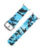 Quick Release Silicone Split Watch Strap Soft Rubber Smart Watch Band Camouflage