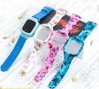 Quick Release Silicone Split Watch Strap Soft Rubber Smart Watch Band Camouflage