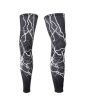 UV Protection Breathable Sports Sleeves Full Compression Leg Sleeves Lightning