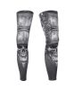 UV Protection Breathable Sports Sleeves Full Compression Leg Sleeves Skulls (C)