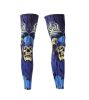 UV Protection Breathable Sports Sleeves Full Compression Leg Sleeves Skulls (F)