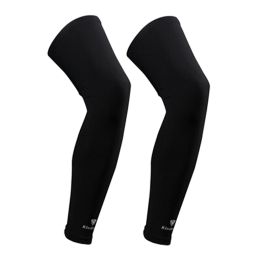 Set of 2 Leg Guard Knee Pad Outdoors Safety Sleeve Protector/Support Black