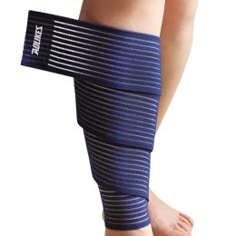 Set of 2 Leg Guard Safety Protector Calf Leg Support Band Twine Dark Blue