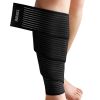 Set of 2 Leg Guard Outdoors Safety Protector Calf Leg Support Band Twine Black