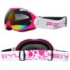 Professional Spherical Lenses Snowboard Ski Goggles Anti-fog Eyewear Rose
