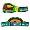 Professional Spherical Lenses Snowboard Ski Goggles Anti-fog Eyewear Green