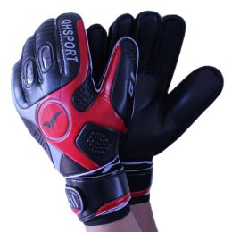 Cool Soccer Receiver Gloves Sport Gloves For Adult, Black/Red