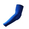 [BLUE] Comb Pad Protection Compression Basketball Shooter Sleeve, Size L