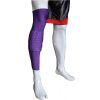 [PURPLE] Long Comb Pad Compression Basketball Leg Sleeve One Pic, Size L