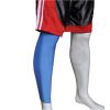 [AZURE] 18.5" Long Compression Basketball Leg Sleeve One Pic, Size Large