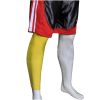 [YELLOW] 18.5" Long Compression Basketball Leg Sleeve One Pic, Size Large