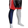 [NAVY] 18.5" Long Compression Basketball Leg Sleeve One Pic, Size Large