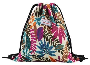 Drawstring Bag Unisex Gym Bag Sport Rucksack Shoulder Bag Hiking Backpack #26