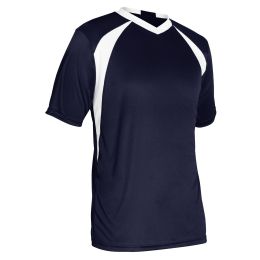 Champro Youth Sweeper Soccer Jersey (Color: Navy/White, Size: Medium)