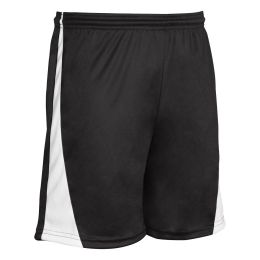 Champro Adult Sweeper Soccer Shorts (Color: Black/White, Size: Extra Large)