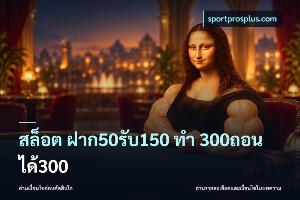 สล็อต ฝาก50รับ150 ทํา 300ถอนได้300