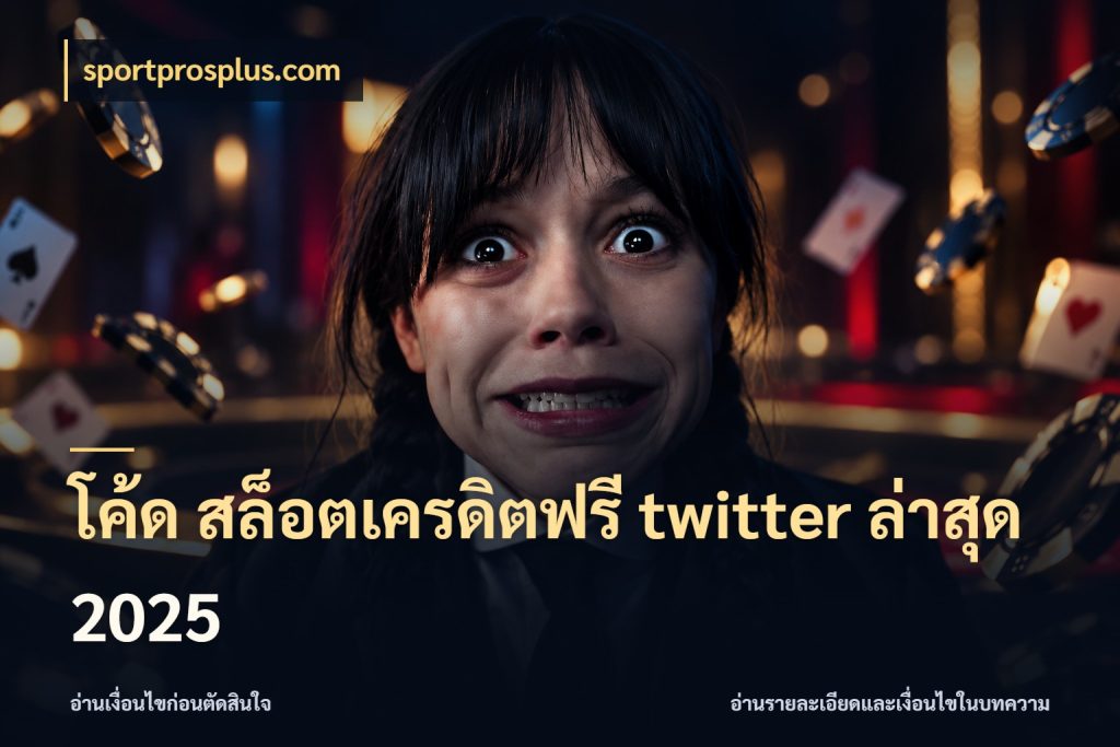 โค้ด สล็อตเครดิตฟรี twitter ล่าสุด 2025 เครดิตฟรีกับจังหวะลุ้นที่คุณเลือก กับ sportprosplus.com