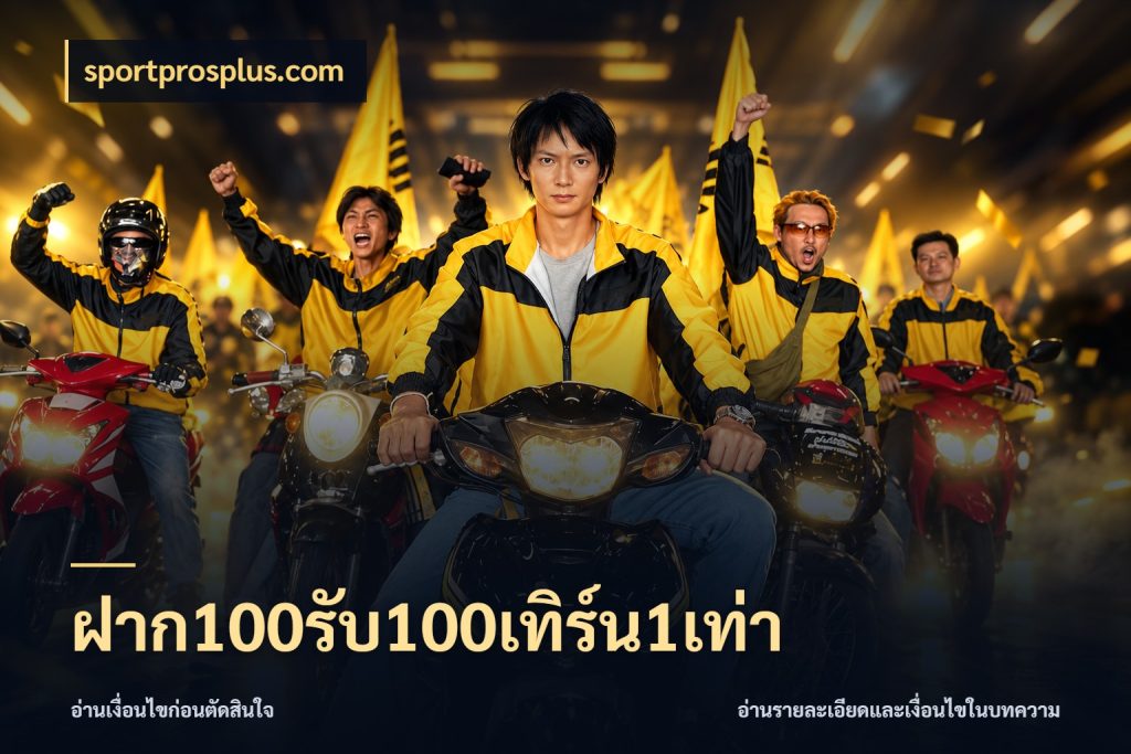 ฝาก100รับ100เทิร์น1เท่า สนุกกับตัวเลือกโปรในสไตล์ของคุณ สไตล์ sportprosplus.com