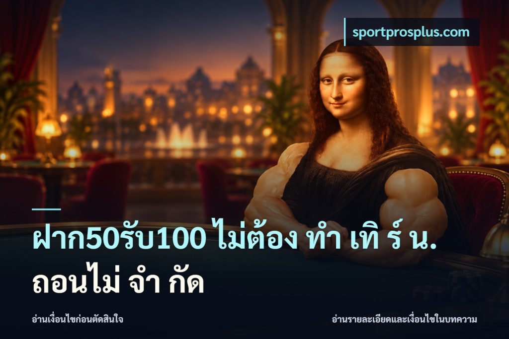ฝาก50รับ100 ไม่ต้อง ทํา เทิ ร์ น. ถอนไม่ จํา กัด
