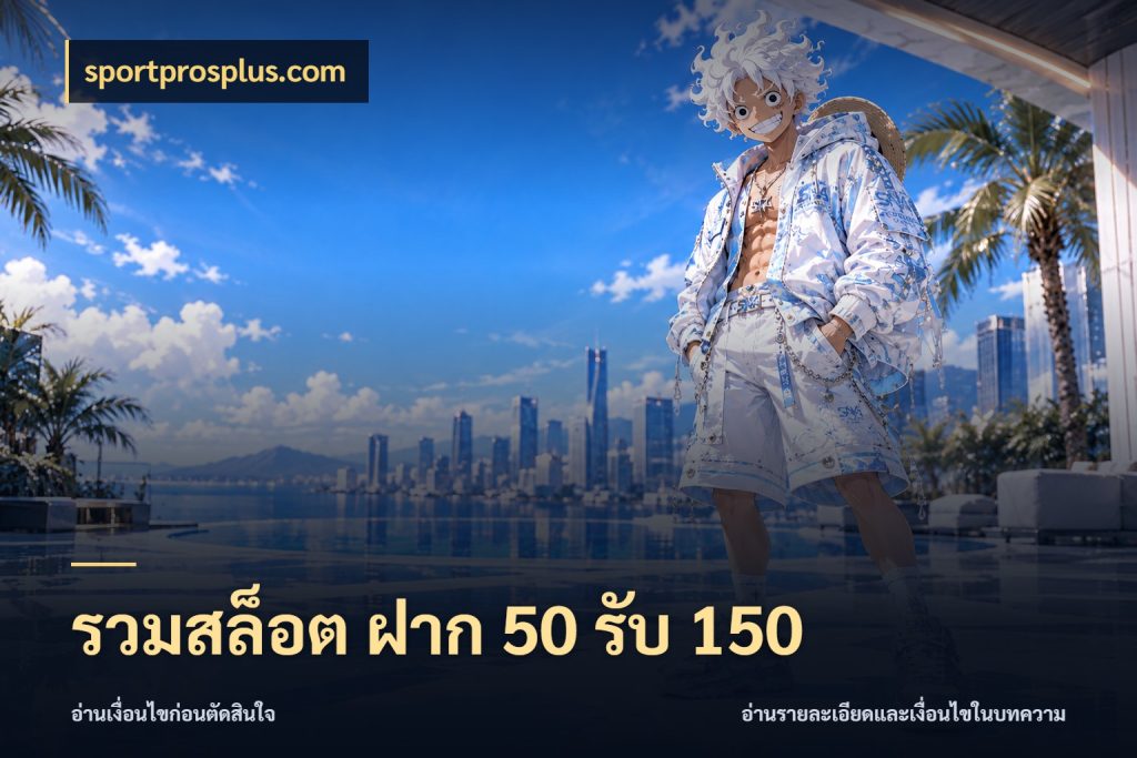 รวมสล็อต ฝาก 50 รับ 150 sportprosplus.com โปรกับเกมที่ชอบเลือกให้ตรงสไตล์