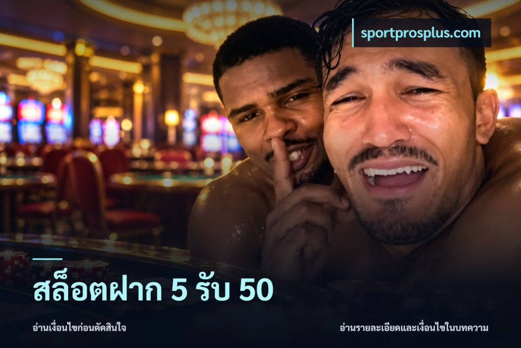 สล็อตฝาก 5 รับ 50