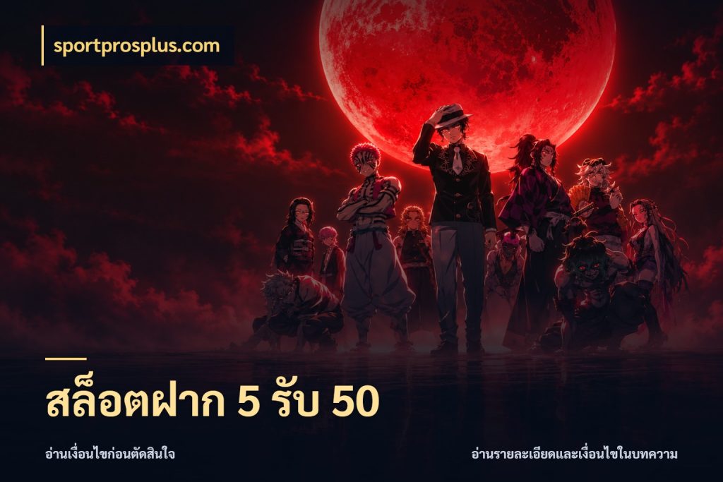 สล็อตฝาก 5 รับ 50 รูปแบบโบนัสกับสิทธิ์ของสายเกม ในมุม sportprosplus.com