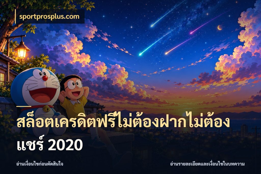 สล็อตเครดิตฟรีไม่ต้องฝากไม่ต้องแชร์ 2020 เครดิตฟรีกับจังหวะลุ้นที่คุณเลือก สไตล์ sportprosplus.com