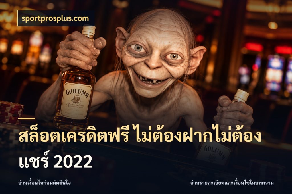 สล็อตเครดิตฟรี ไม่ต้องฝากไม่ต้องแชร์ 2022 เครดิตฟรีกับจังหวะลุ้นที่คุณเลือก ในมุม sportprosplus.com