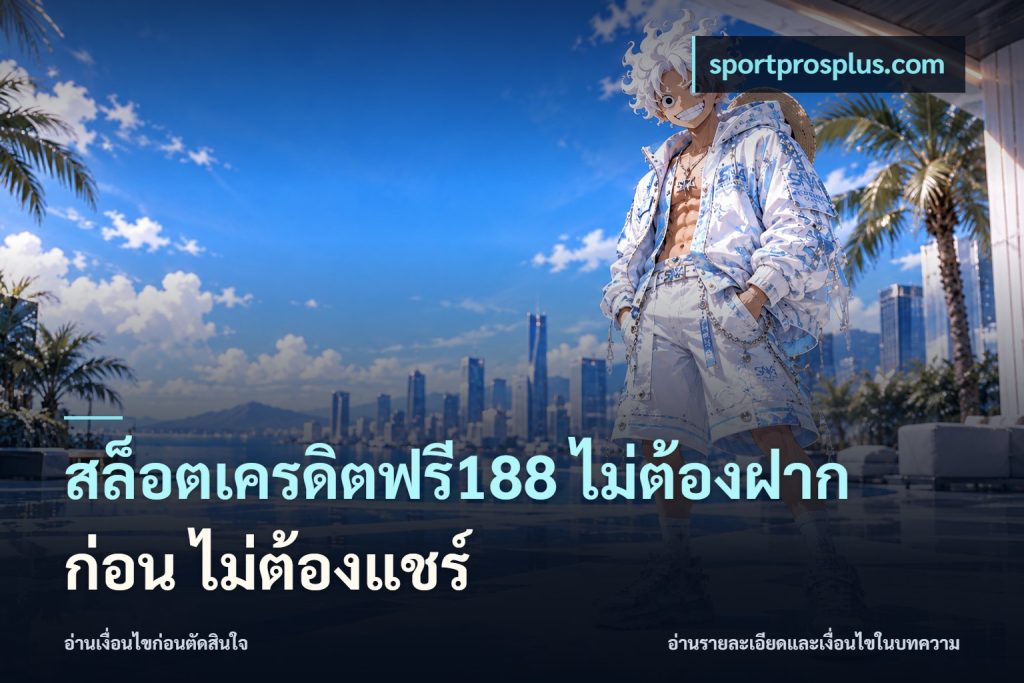 สล็อตเครดิตฟรี188 ไม่ต้องฝาก ก่อน ไม่ต้องแชร์