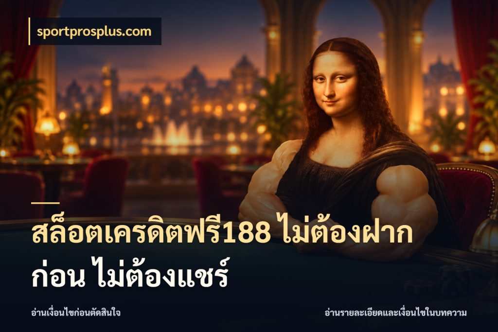 สล็อตเครดิตฟรี188 ไม่ต้องฝาก ก่อน ไม่ต้องแชร์ sportprosplus.com เครดิตฟรีกับจังหวะลุ้นที่คุณเลือก