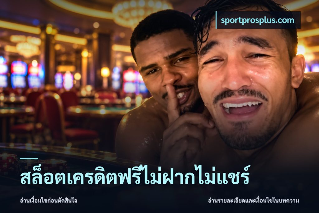 สล็อตเครดิตฟรีไม่ฝากไม่แชร์