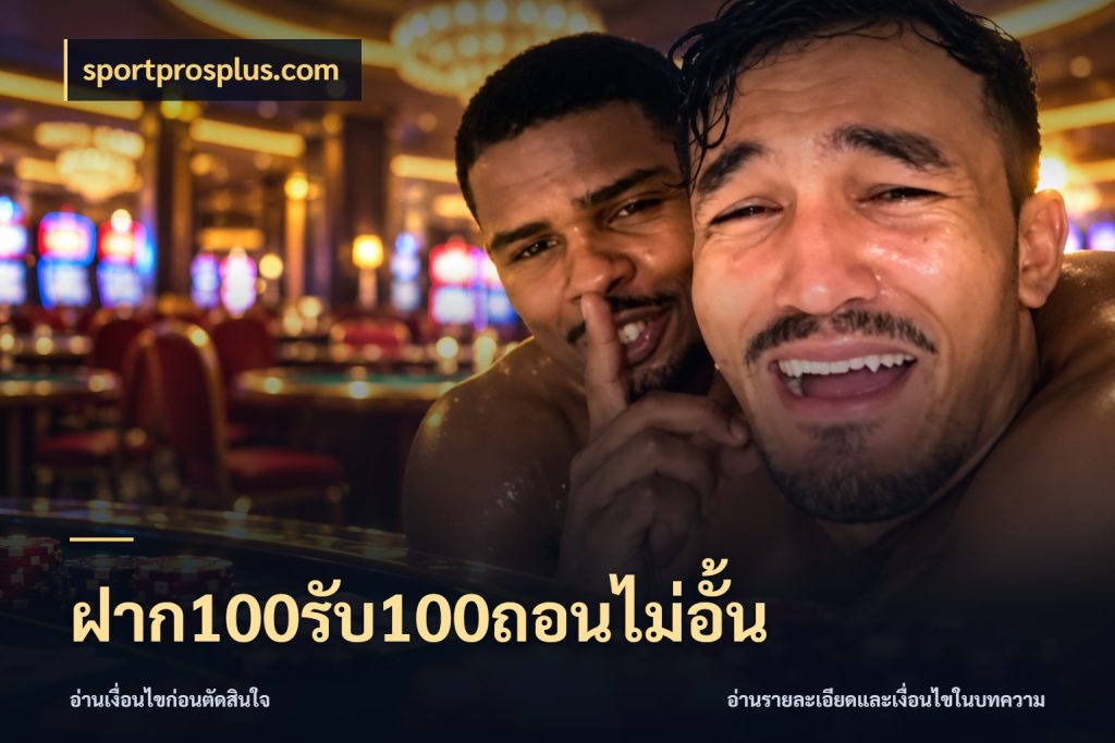 ฝาก100รับ100ถอนไม่อั้น โปรกับเกมที่ชอบเลือกให้ตรงสไตล์ สไตล์ sportprosplus.com