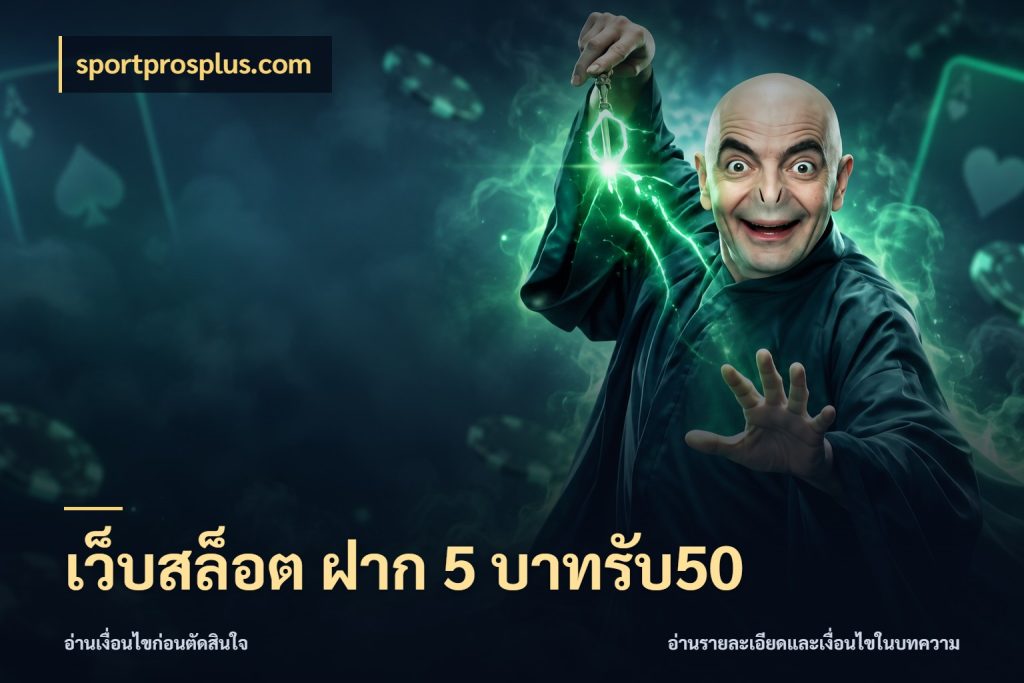 เว็บสล็อต ฝาก 5 บาทรับ50 โปรยอดรับที่สายเกมสนใจ สไตล์ sportprosplus.com