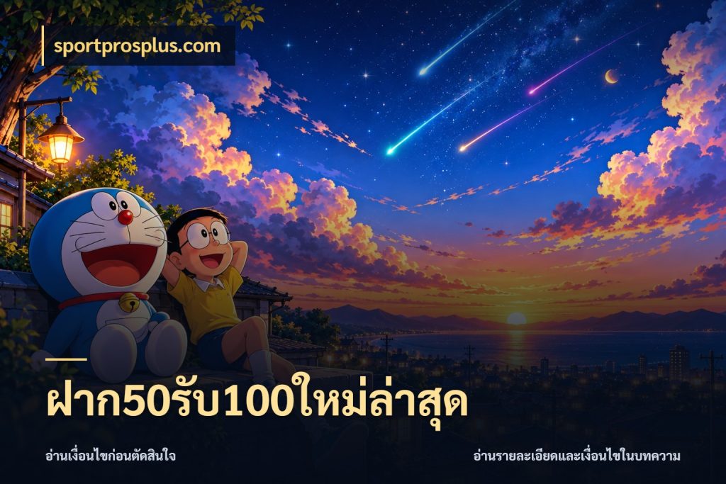 ฝาก50รับ100ใหม่ล่าสุด sportprosplus.com จับคู่โบนัสกับสไตล์เกมที่ชอบ