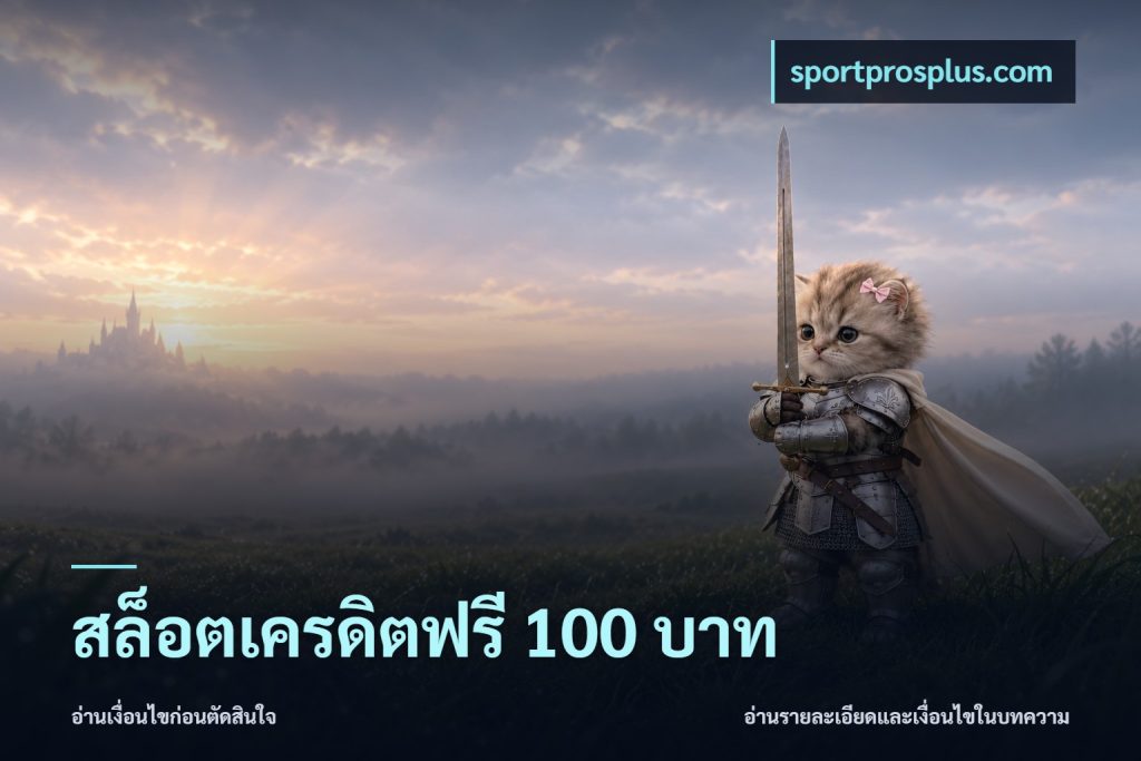 สล็อตเครดิตฟรี 100 บาท
