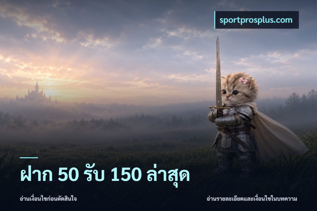 ฝาก 50 รับ 150 ล่าสุด