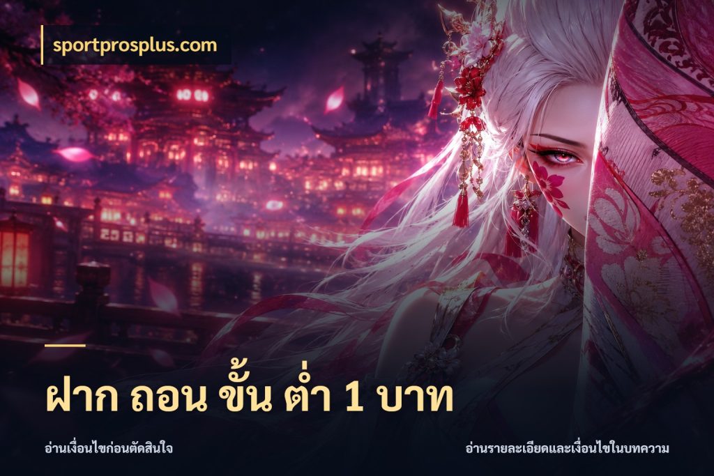 ฝาก ถอน ขั้น ต่ำ 1 บาท จัดจังหวะสนุกให้เข้ากับงบที่ตั้งไว้ ในมุม sportprosplus.com