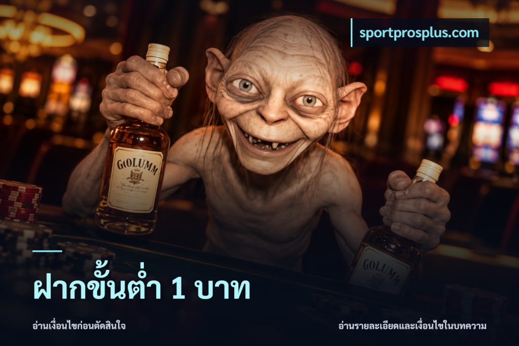 ฝากขั้นต่ำ 1 บาท