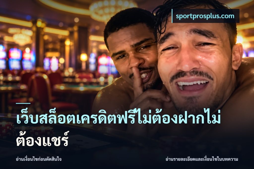 เว็บสล็อตเครดิตฟรีไม่ต้องฝากไม่ต้องแชร์